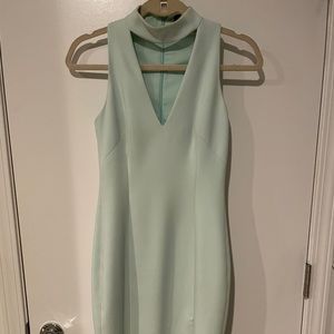 Intermix Vneck dress with choker